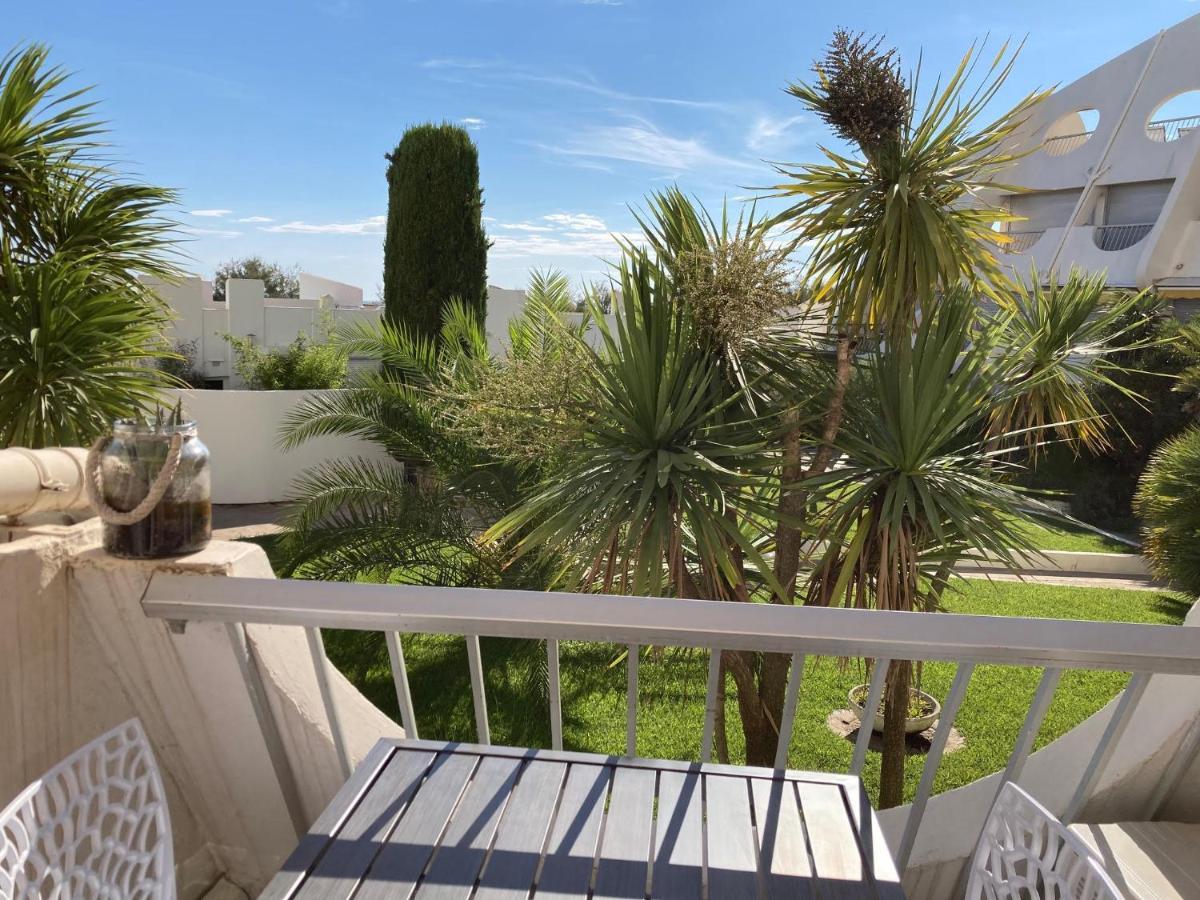 Ancre Bleue***, 1Ere Ligne Plage, Piscine, Clim. La Grande Motte Exteriör bild